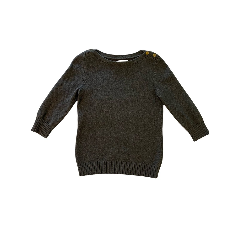 Liz Claiborne charcoal gray sweater